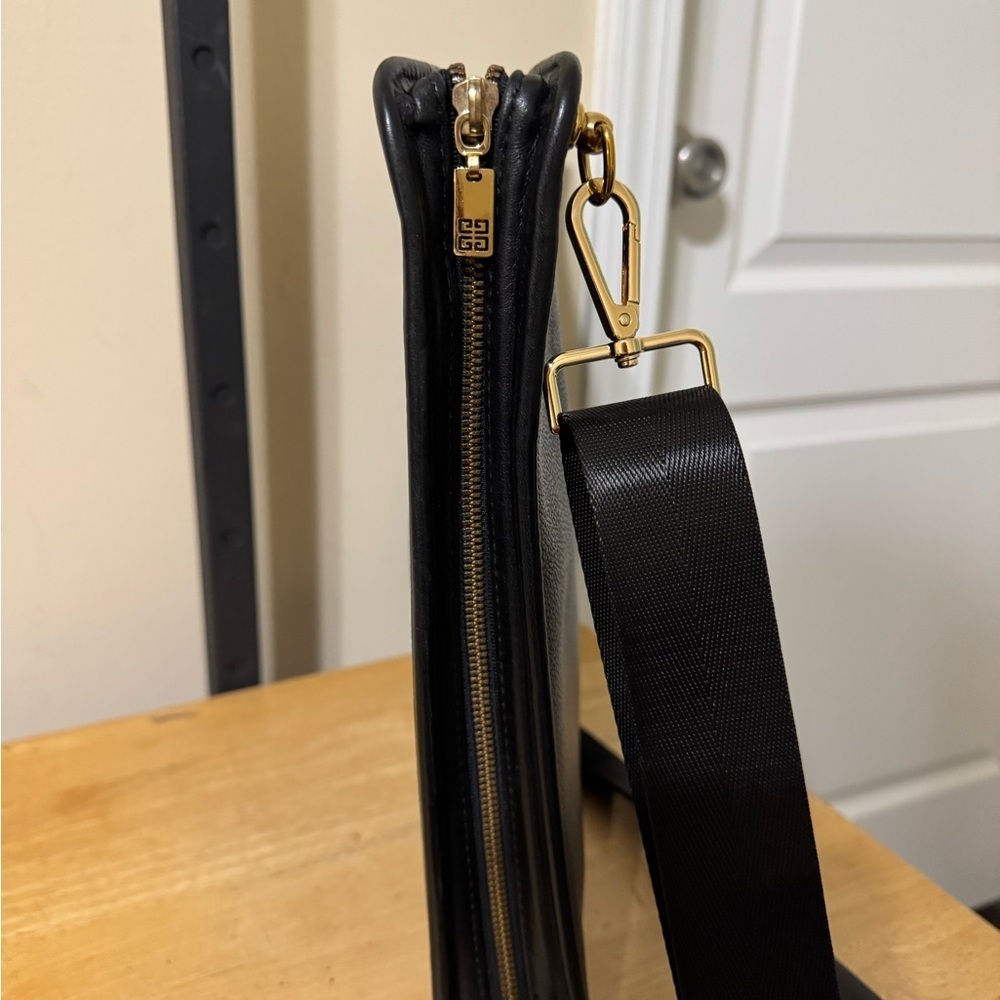 Givenchy Black Leather Portfolio Bag - Picture 3 of 15